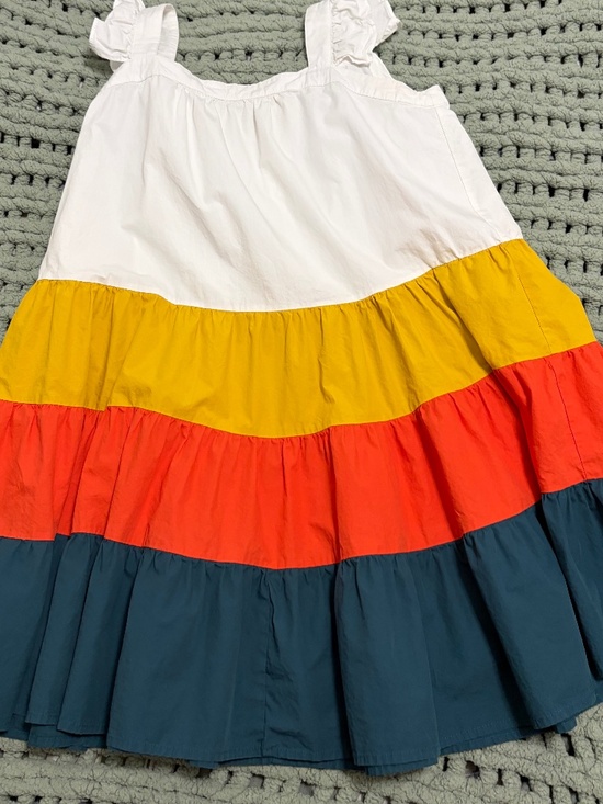 THML Dresses & Skirts - 🌼 THML Colorblock Ruffle Dress – Cottagecore Summer Vibes 🍯